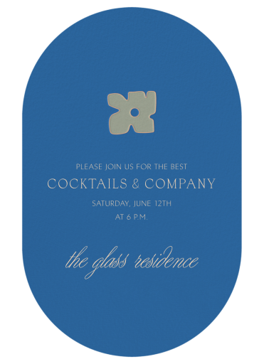 The Meadow Circle - Cocktail Party Invitation by Rubinski Works - Back