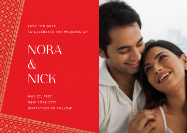 Choli (Photo Save the Date) - Save the Date by Paperless Post