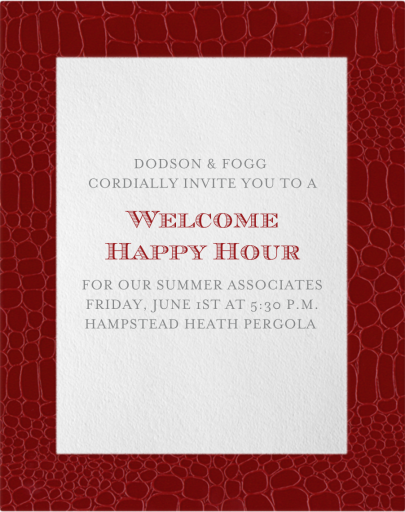 Croc Border - Party Invitation by Paperless Post