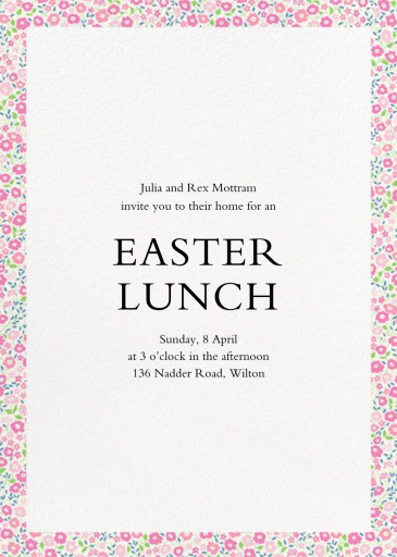 Fairford - Easter Invitation by Liberty