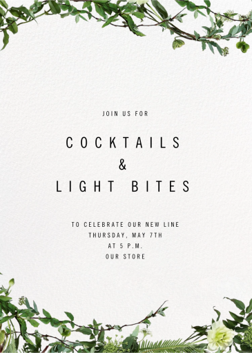 Chincoteague Vine - Cocktail Party Invitation by Paperless Post