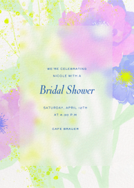 Abstract Bouquet - Bridal Shower Invitation by Paperless Post