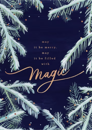Filled With Magic - Christmas Card by 2021 Co.