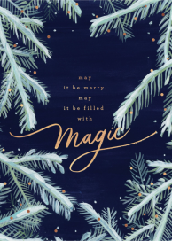 Filled With Magic - Holiday Card by 2021 Co.