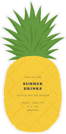 Pineapple Fling by Paperless Post