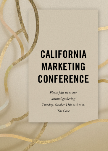 Biotic - Conference Invitation by Kelly Wearstler