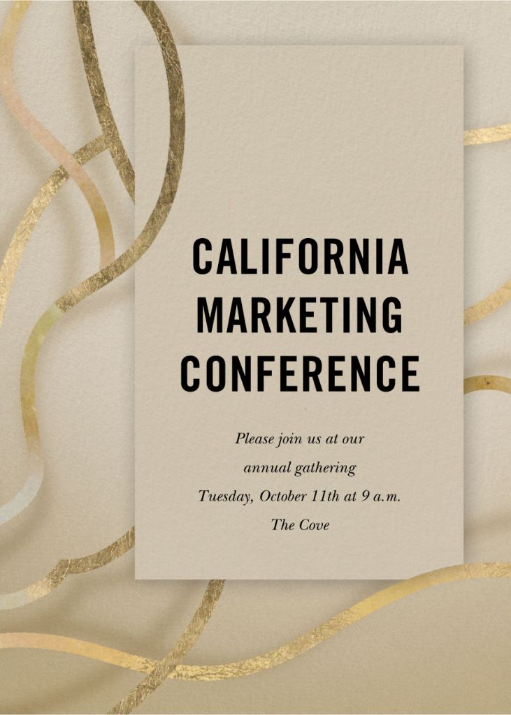 Biotic - Conference Invitation | Send online instantly | RSVP tracking