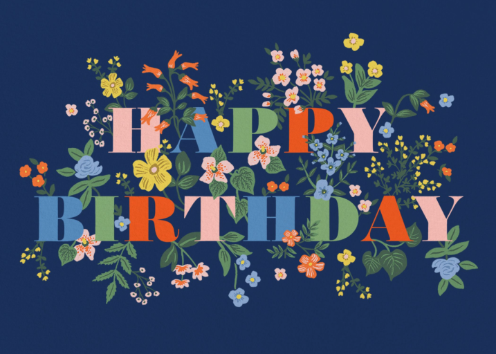 Mayfair Garden - Business Greeting Card by Rifle Paper Co.