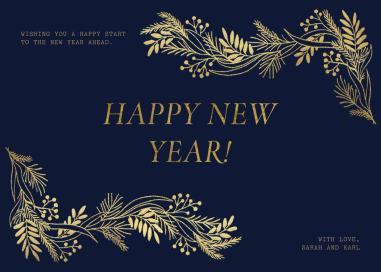 Joyeux - New Year's Card by Paperless Post