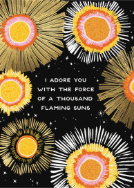 Hot Hot Hot - Love and Romance Card by Party of One