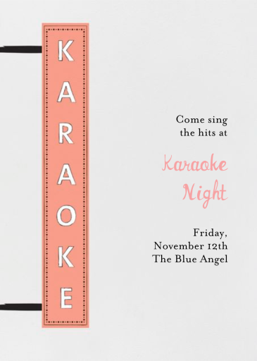 My Turn - Karaoke and Music Invitation by Mr. Boddington's Studio