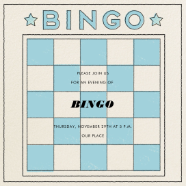 Bingo Card by Paperless Post