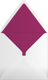 Falling Poppies II (Photo Save the Date) - Oscar de la Renta Envelope