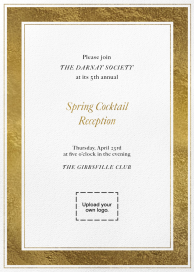 Triple Border (Customizable Template) - Corporate Reception Invitation by Paperless Post