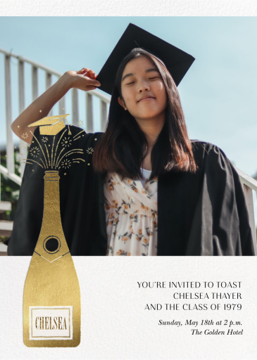 Hat Pop Photo - Celebration Invitation by Paperless Post