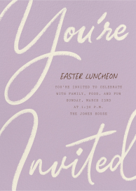 Scribble Script - Easter Invitation by Paperless Post