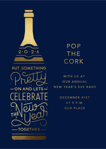 Pop Your Cork - Invitation by Paperless Post