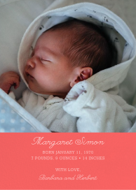 Paperless post hot sale birth announcement