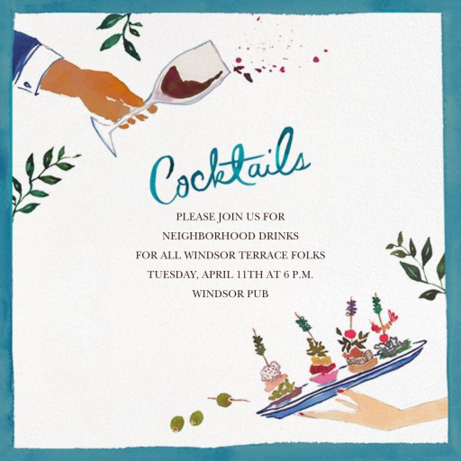 Cocktails and Canapés by Happy Menocal