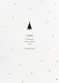 Put on Your Party Hat - Birthday Invitation by Sugar Paper