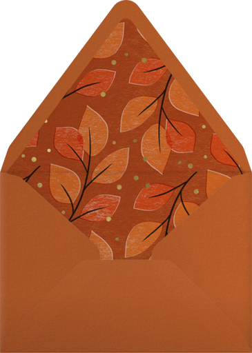 Gathered Leaves - Paperless Post Envelope