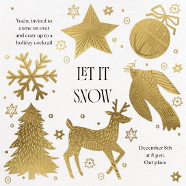 Holiday Gold Leaf by Paperless Post