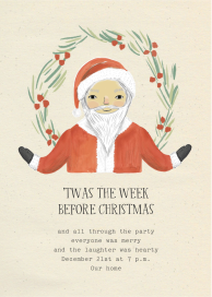 Sincerely Santa - Invitation by Merrilee Liddiard