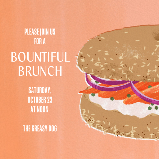 Bagel Brunch - Invitation by Paperless Post
