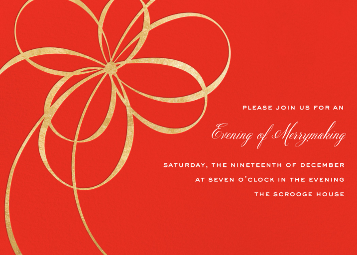 Belle Boulevard Invite - Holiday Party Invitation by kate spade new york