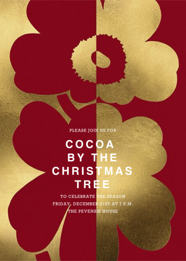 Suur Unikko - Holiday Party Invitation by Marimekko