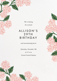Hydrangea Frame - Birthday Invitation by Rifle Paper Co.