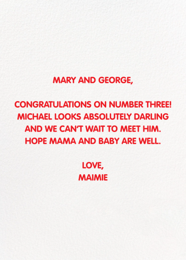 Color Wave Arch - Congratulations Card by Hartland Cards - Back