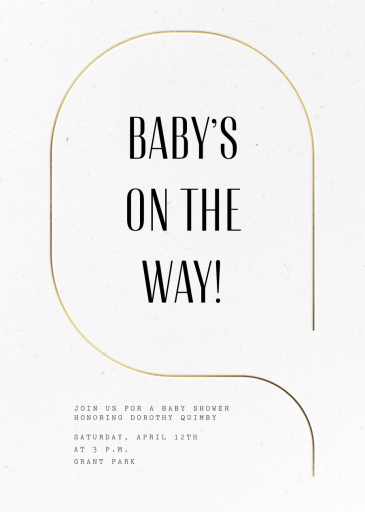 Bound - Baby Shower Invitation by Paperless Post