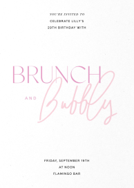 Shades of Pink - Birthday Invitation by Paperless Post