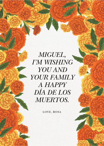 Marigolds - Greeting Card by Paperless Post