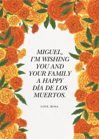 Marigolds - Greeting Card by Paperless Post