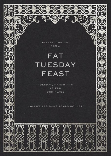 Pontalba - Mardi Gras Invitation by Paperless Post