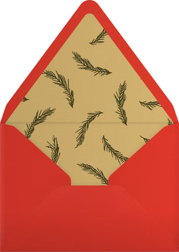 Holly Potpourri - Paperless Post Envelope