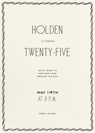 Rippled Border - Birthday Invitation by Paperless Post