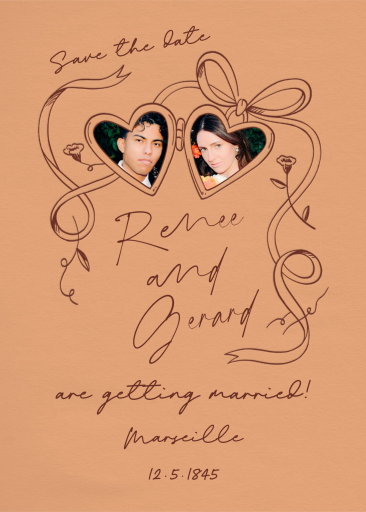 Locket Photo - Invitation by Paperless Post