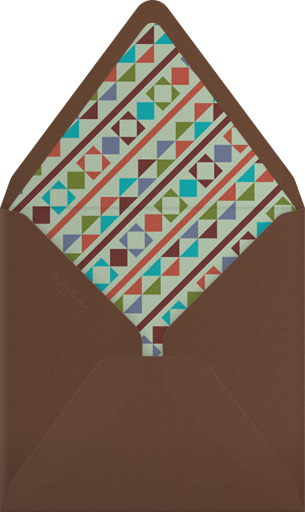 Southwest Thanksgiving - Crate & Barrel Envelope