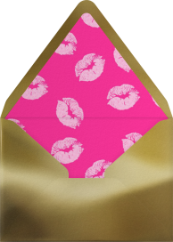 Snapshot - Gold Kiss - Paperless Post Envelope