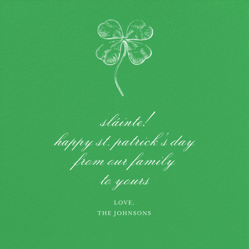 Emerald - Greeting Card by Paperless Post