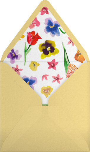 Spring Market (Save the Date) - Happy Menocal Envelope