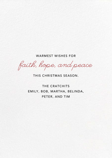 Winter Village (Josie Portillo) by Red Cap Cards - Back