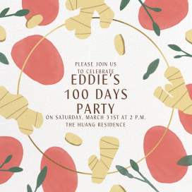 Golden Ginger - Baby Shower Invitation by Paperless Post