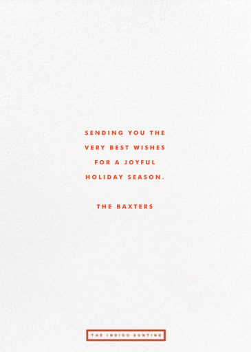 Ho Ho Ho Photo by The Indigo Bunting - Back