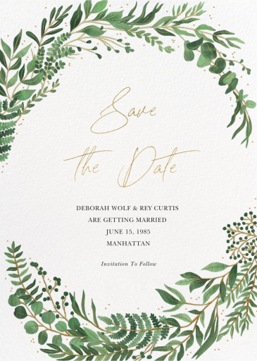 Verde - Save the Date by Paperless Post