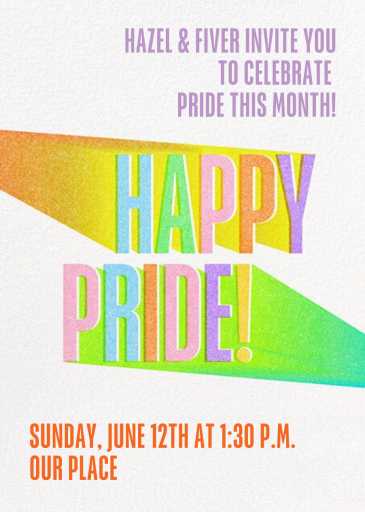 Bright Side - Pride Invitation by Paperless Post