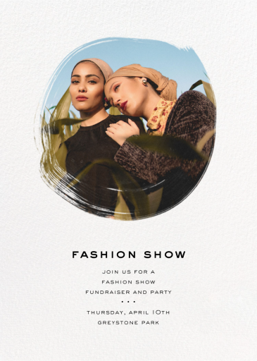 Painted Circle (Photo) by Paperless Post